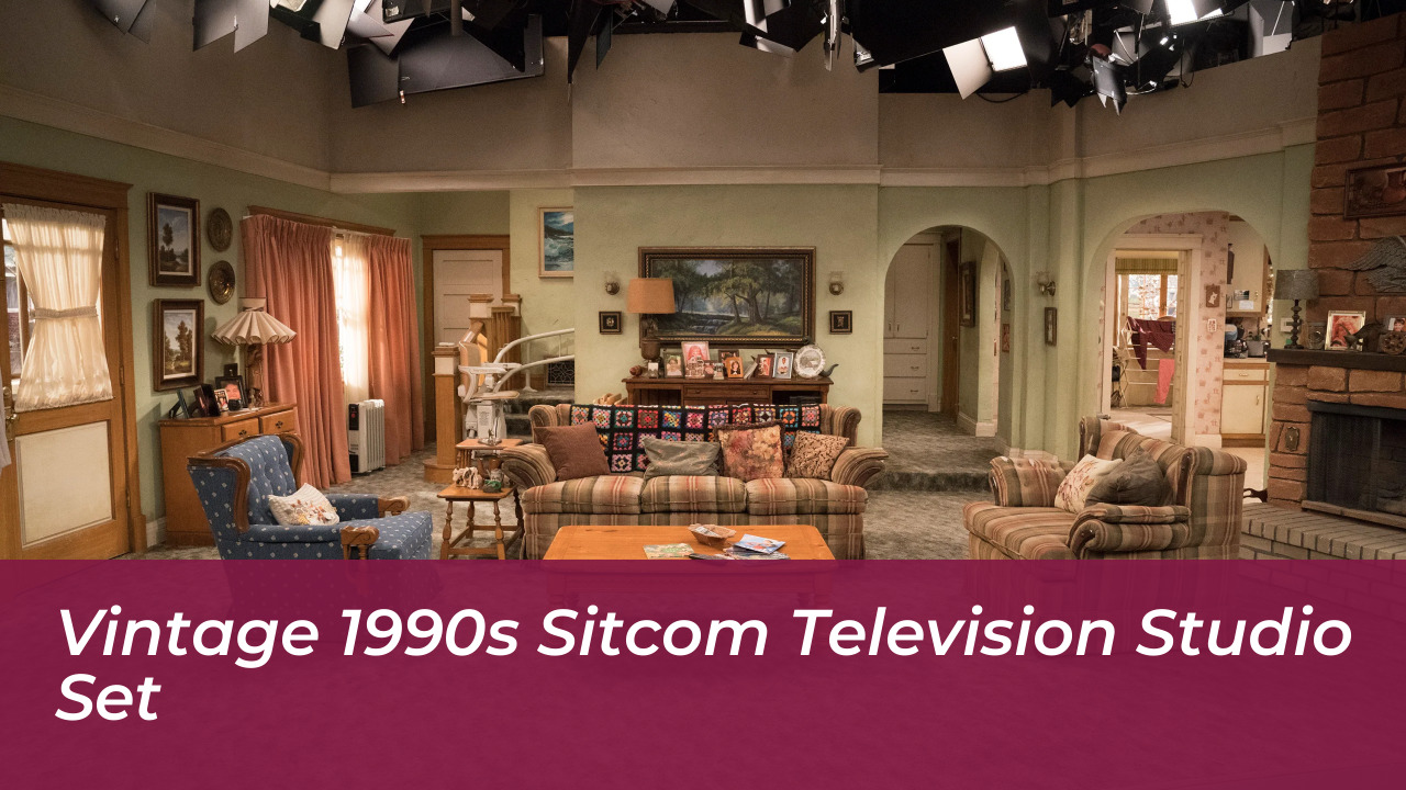 Roseanne Barr Rejects Co-Star Michael Fishman Criticism on Podcast 4 Vintage 1990s Sitcom Television Studio Set