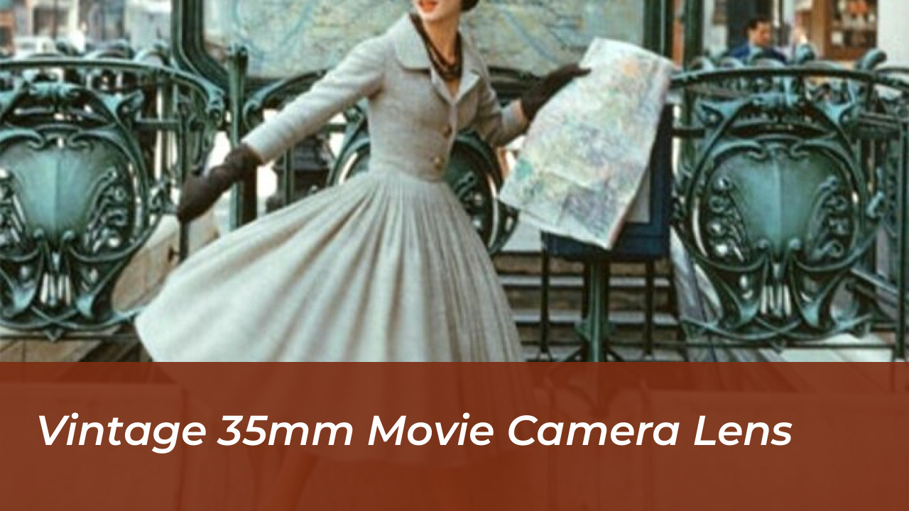 Vintage 35mm Movie Camera Lens