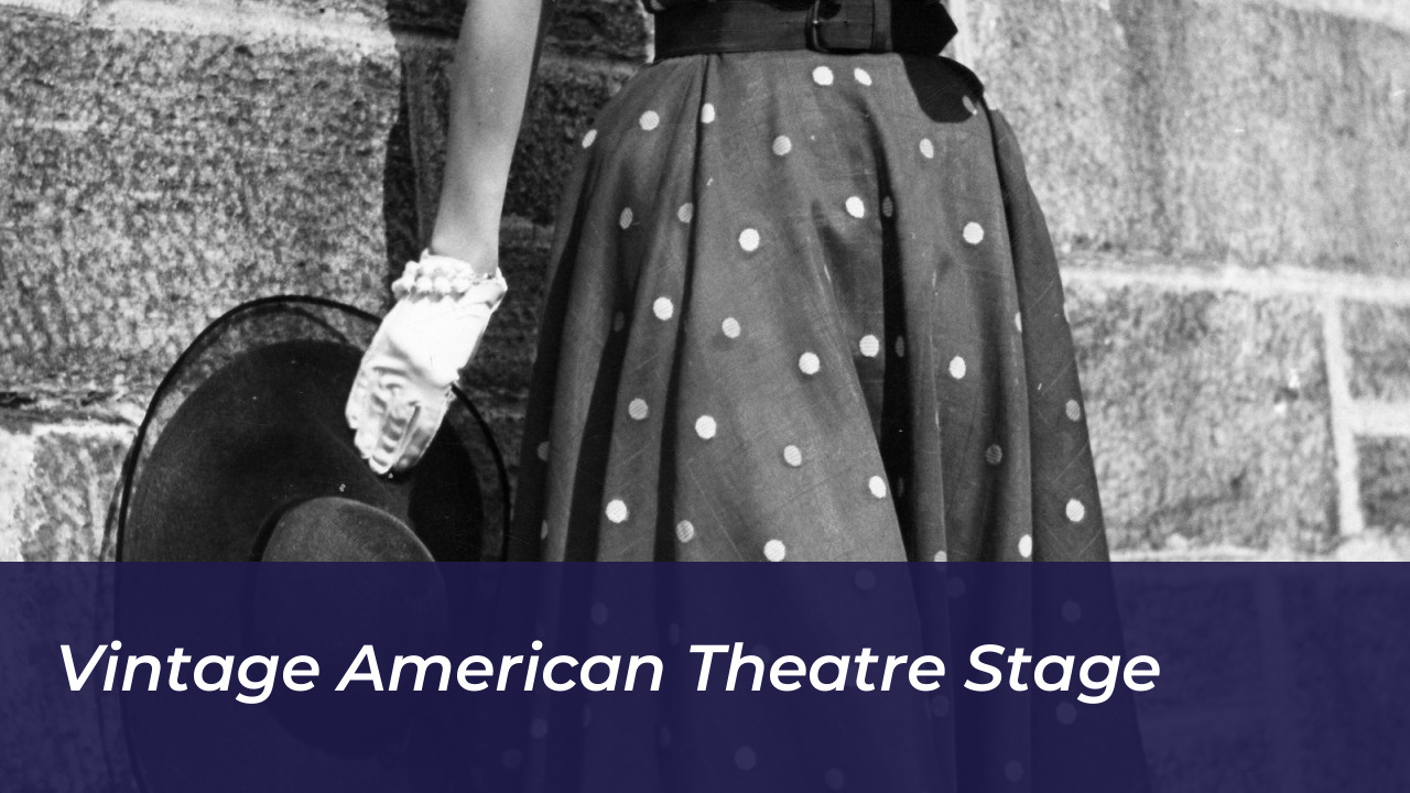 Vintage American Theatre Stage