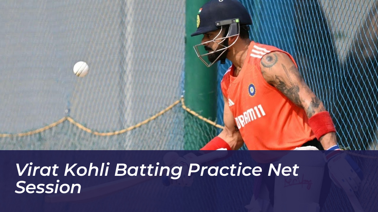 Rohit Sharma & Virat Kohli Target Major Milestones in WI Series 3 Virat Kohli batting practice net session