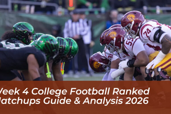 week 4 college football ranked matchups guide analysis 2026 KUAR
