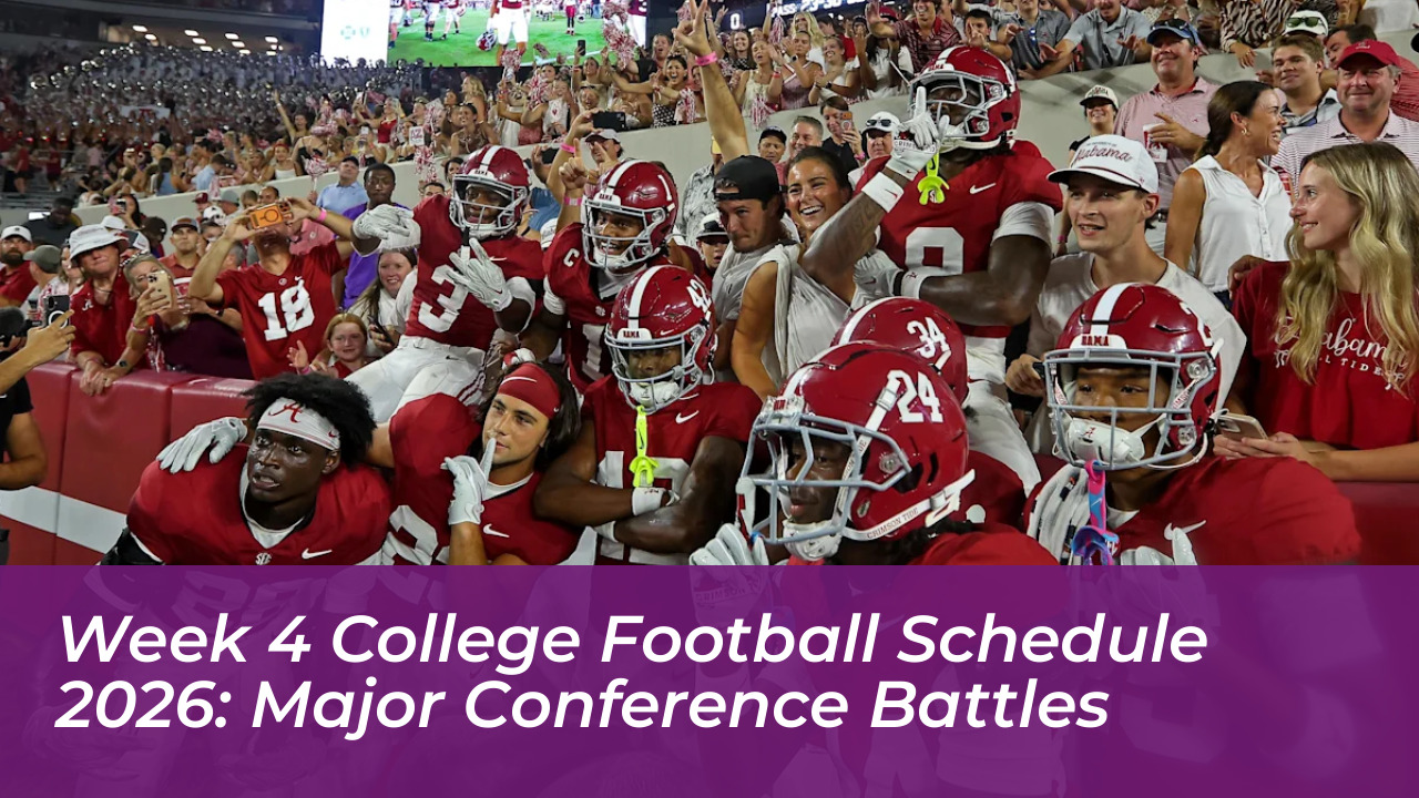 week 4 college football schedule 2026 major conference battles AOuL