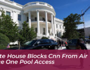 white house blocks cnn from air force one pool access pxdt