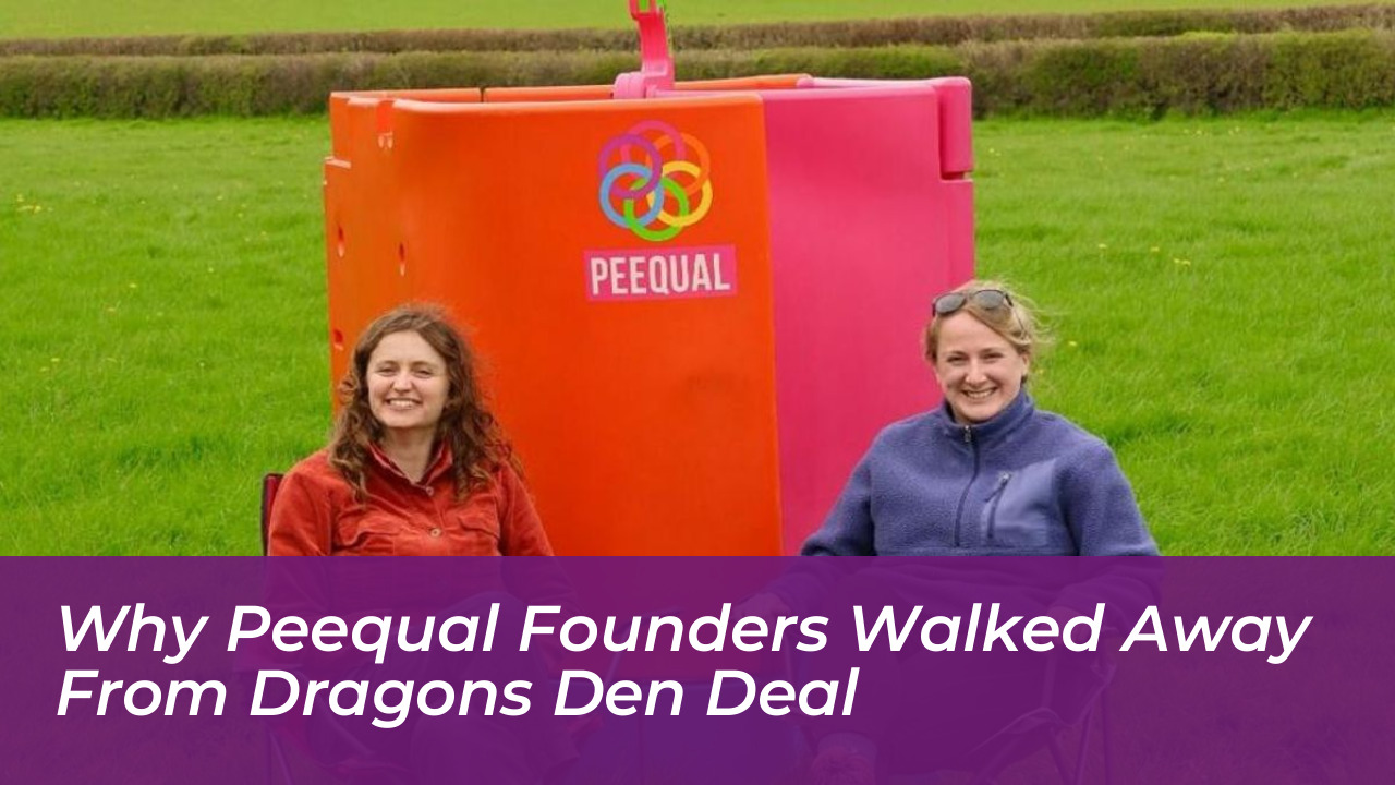 why peequal founders walked away from dragons den deal EznT