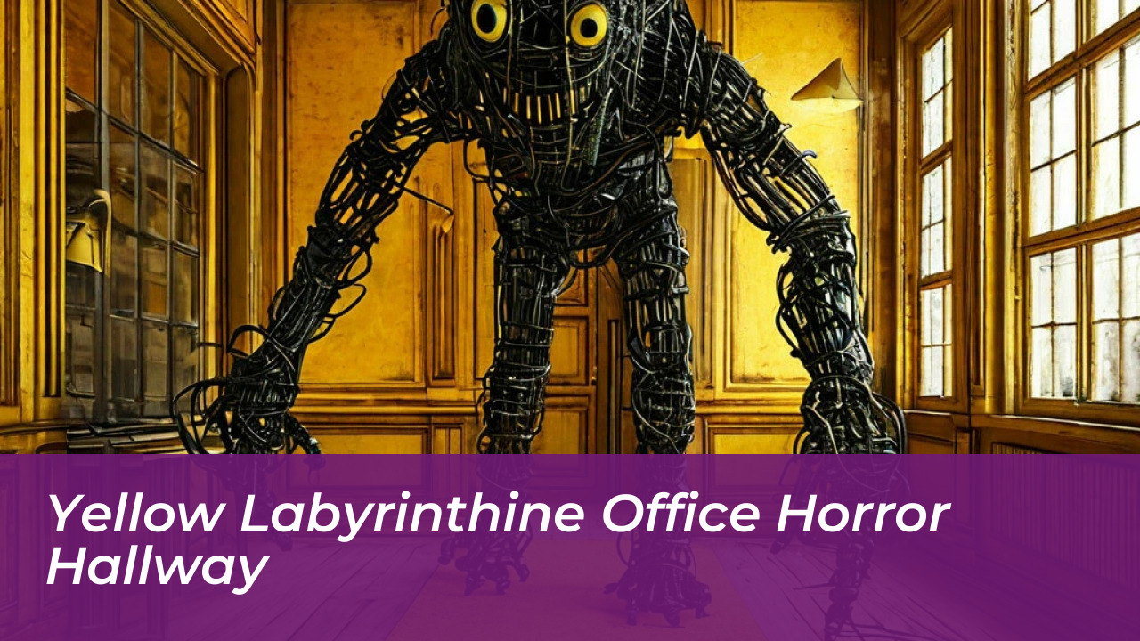 Major Streaming Platforms Launch High Profile Movies & TV 5 Yellow Labyrinthine Office Horror Hallway