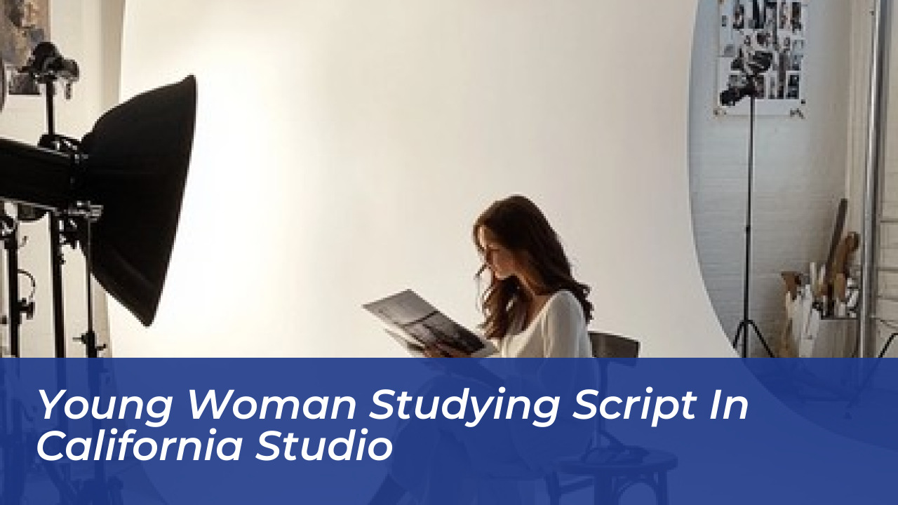 Rachel Kimsey Biography: Net Worth, Age, Husband, Movies, Voice 4 Young Woman Studying Script in California Studio