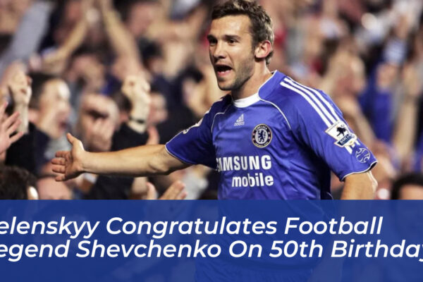zelenskyy congratulates football legend shevchenko on 50th birthday 827q