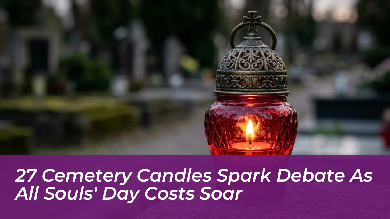 27 cemetery candles spark debate as all souls day costs soar ItVl