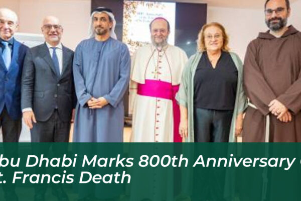 abu dhabi marks 800th anniversary of st francis death xD0R