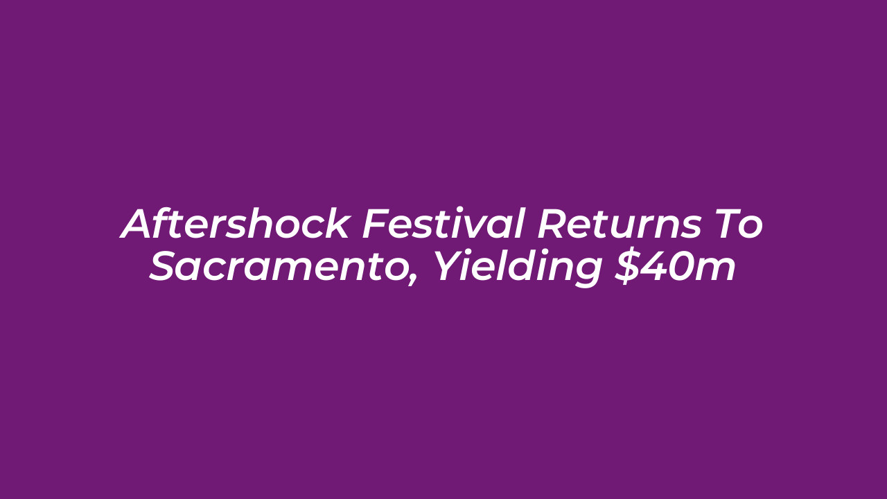 aftershock festival returns to sacramento yielding 40m 1eBy