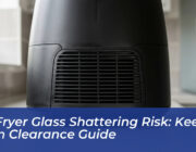 air fryer glass shattering risk keep 15cm clearance guide RsSG