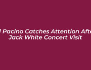 al pacino catches attention after jack white concert visit AWpX