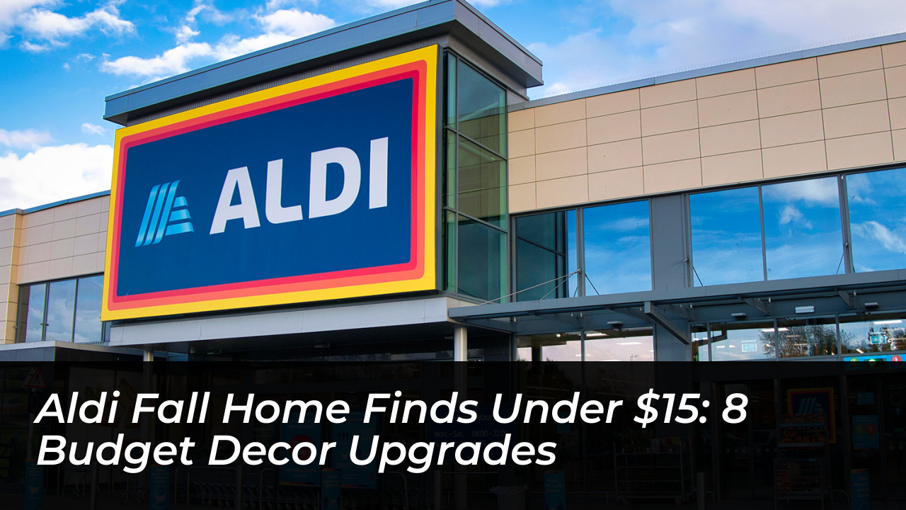 aldi fall home finds under 15 8 budget decor upgrades WfkY
