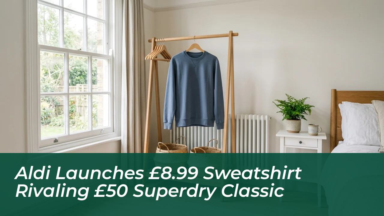 aldi launches 8 99 sweatshirt rivaling 50 superdry classic YN2w