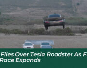 alef flies over tesla roadster as flying car race expands UmMf
