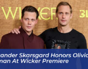 alexander skarsgard honors olivia colman at wicker premiere 4r7d