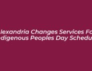 alexandria changes services for indigenous peoples day schedule h96Z
