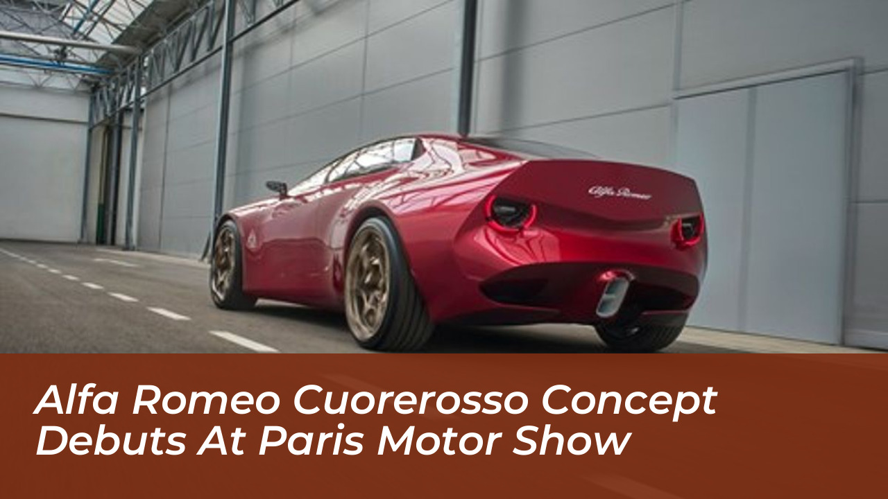 alfa romeo cuorerosso concept debuts at paris motor show UHKj