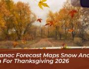 almanac forecast maps snow and rain for thanksgiving 2026 i7L9