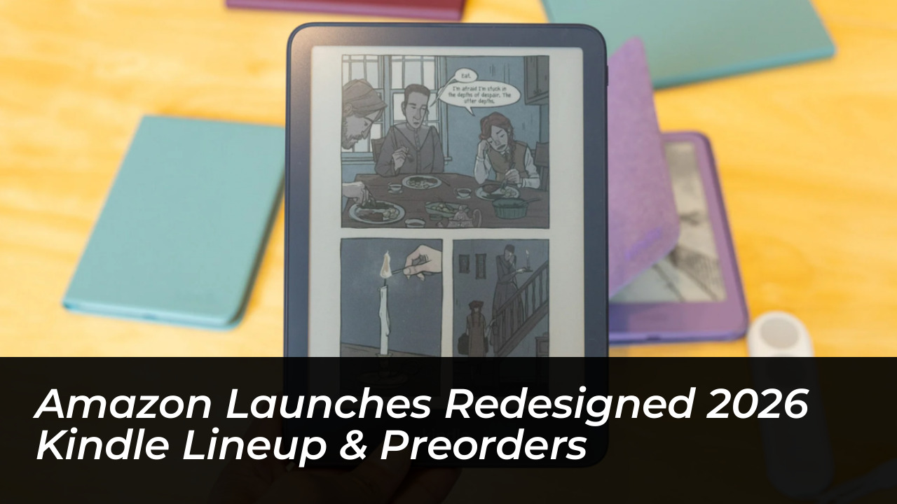 amazon launches redesigned 2026 kindle lineup preorders lcPH