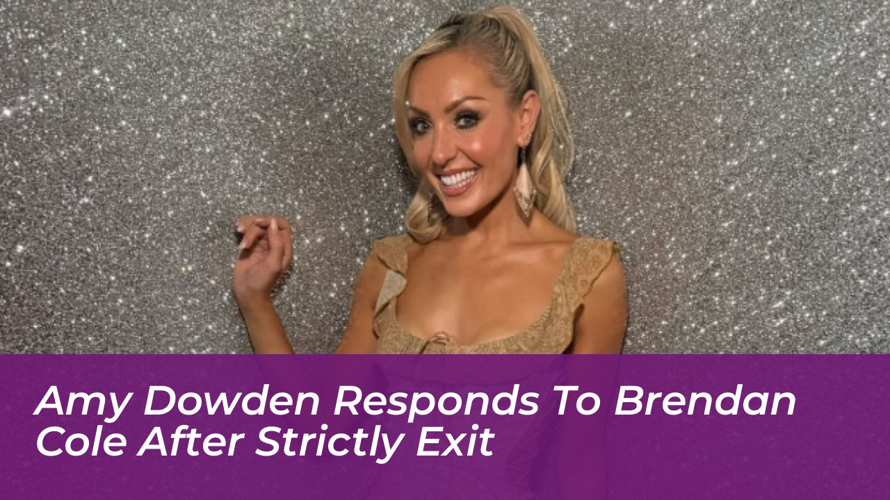 amy dowden responds to brendan cole after strictly exit 25CK