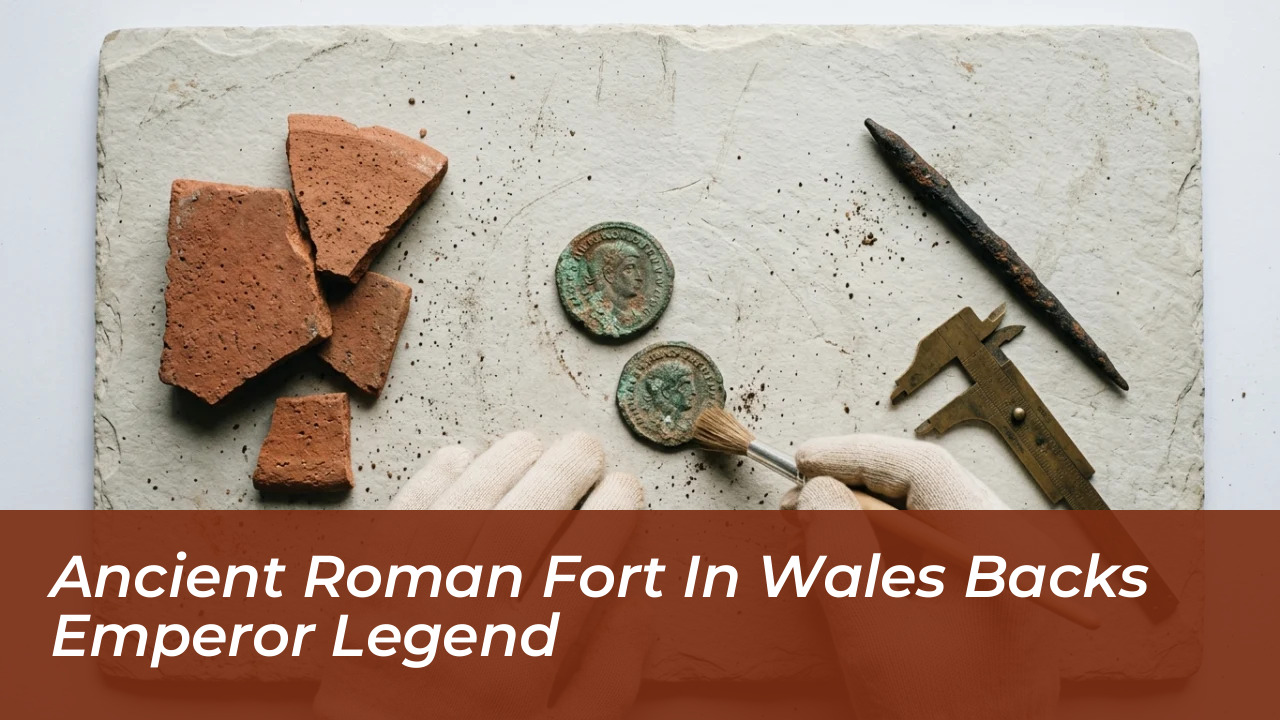 ancient roman fort in wales backs emperor legend Du18