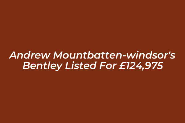 andrew mountbatten windsors bentley listed for 124975 h7qZ