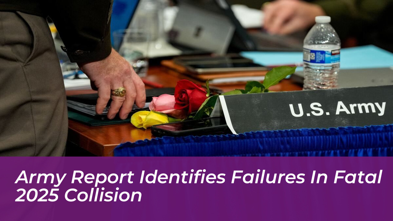 army report identifies failures in fatal 2025 collision tozl
