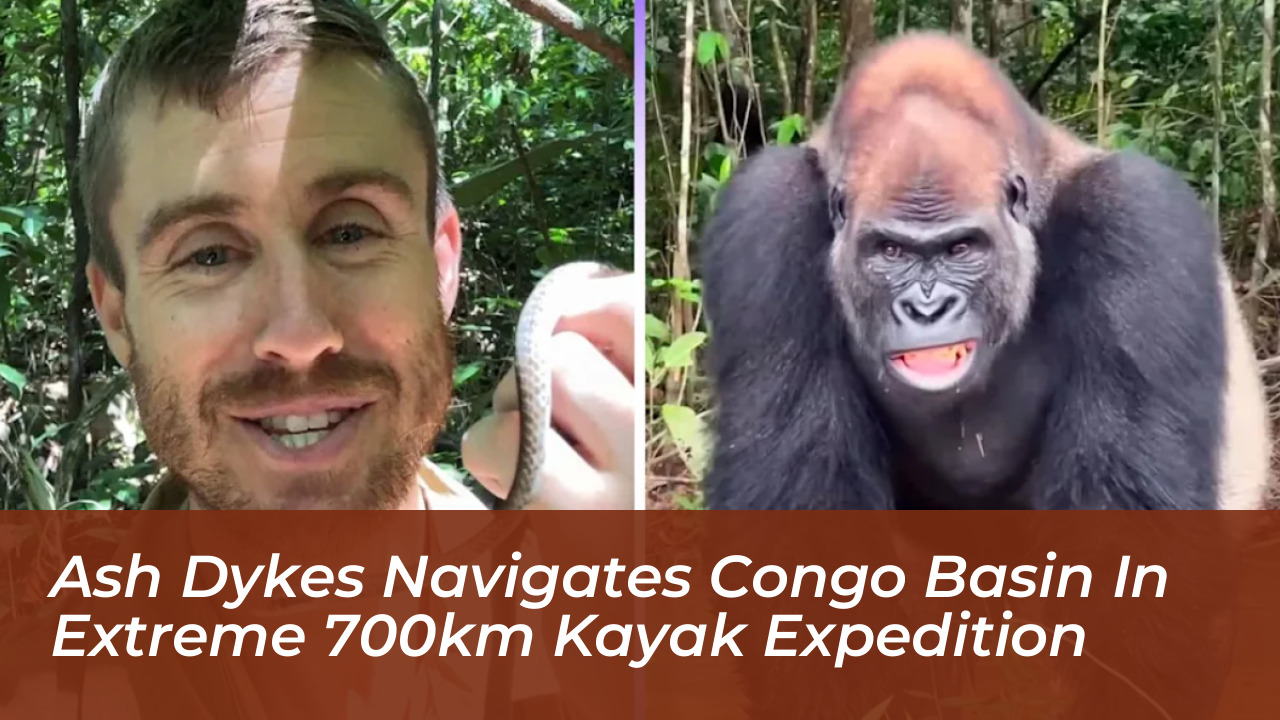 ash dykes navigates congo basin in extreme 700km kayak expedition