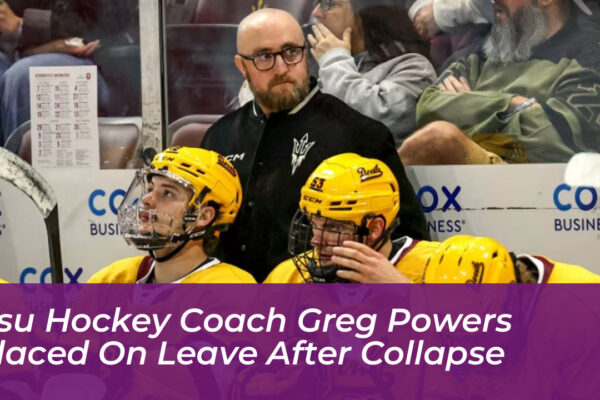 asu hockey coach greg powers placed on leave after collapse 0dXK