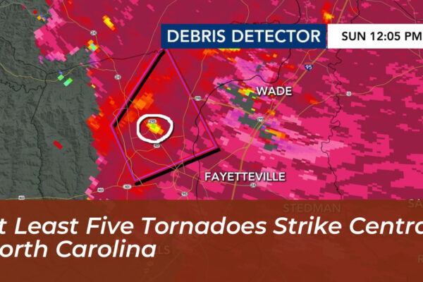 at least five tornadoes strike central north carolina arge