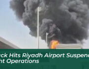 attack hits riyadh airport suspending flight operations Vres