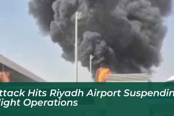 attack hits riyadh airport suspending flight operations Vres