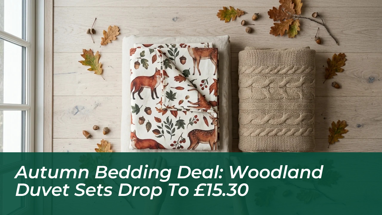 autumn bedding deal woodland duvet sets drop to 15 30 LS7T