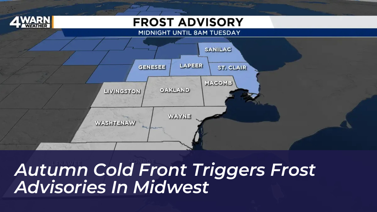 autumn cold front triggers frost advisories in midwest dbfm