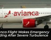 avianca flight makes emergency landing after severe turbulence 8Hqs