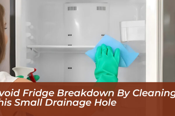 avoid fridge breakdown by cleaning this small drainage hole wX1X
