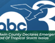 baldwin county declares emergency ahead of tropical storm isaias 7g0v