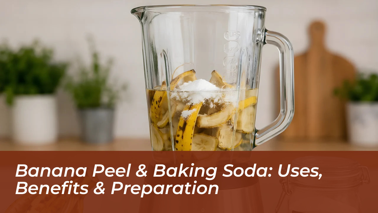 banana peel baking soda uses benefits preparation t4Nu