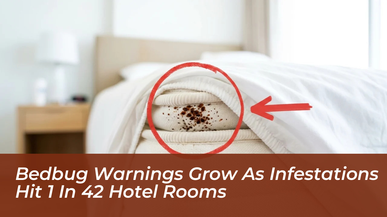 bedbug warnings grow as infestations hit 1 in 42 hotel rooms yWG1