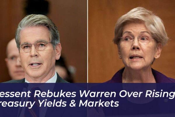 bessent rebukes warren over rising treasury yields markets N2np