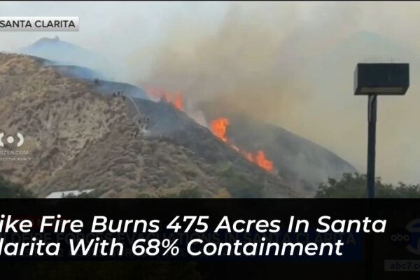 bike fire burns 475 acres in santa clarita with 68 containment 03NM