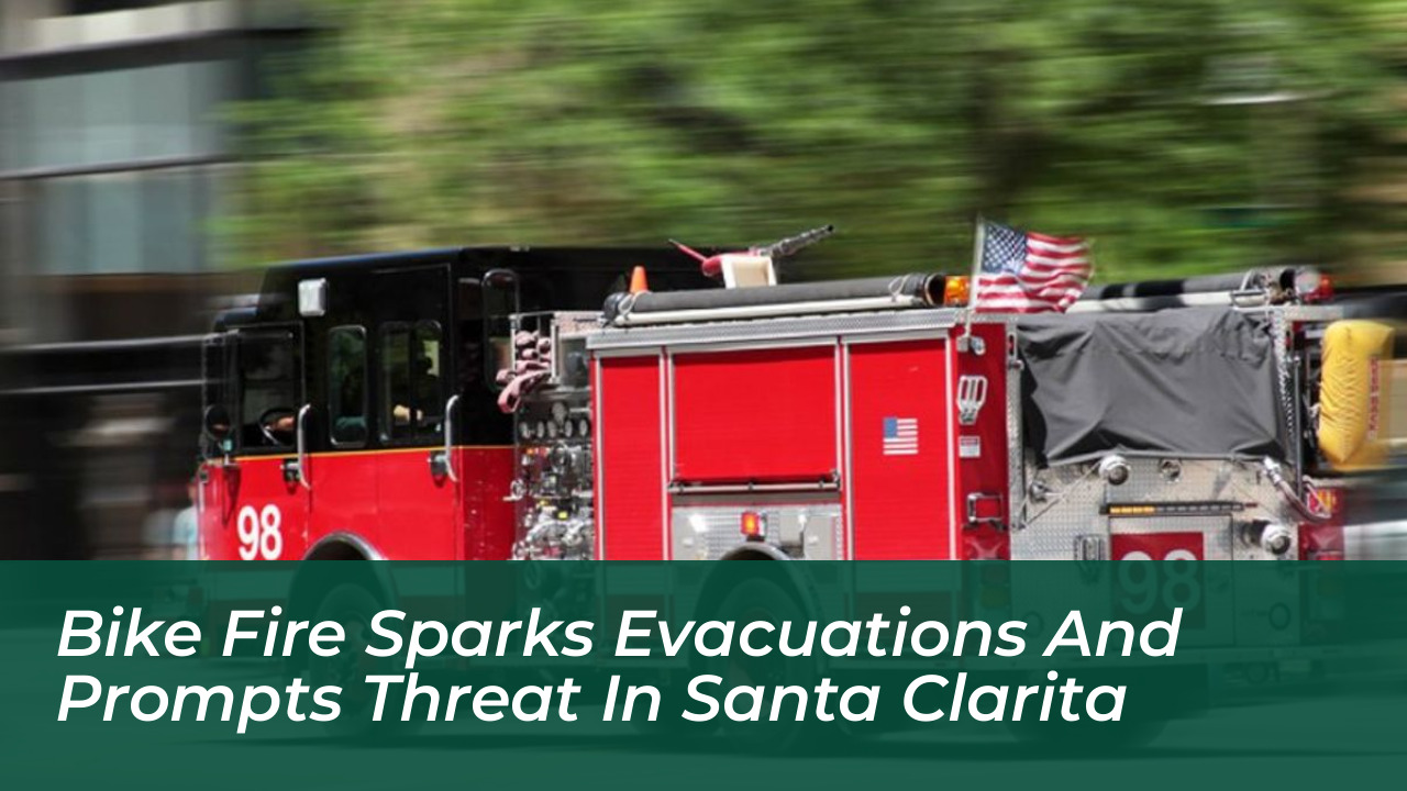 bike fire sparks evacuations and prompts threat in santa clarita jrMA