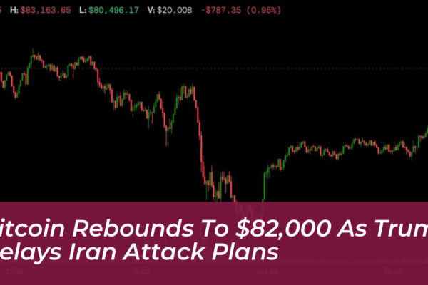 bitcoin rebounds to 82000 as trump delays iran attack plans wVES