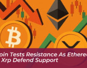 bitcoin tests resistance as ethereum and xrp defend support 6jj6