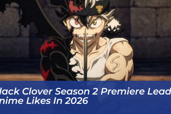 black clover season 2 premiere leads anime likes in 2026 NLNY