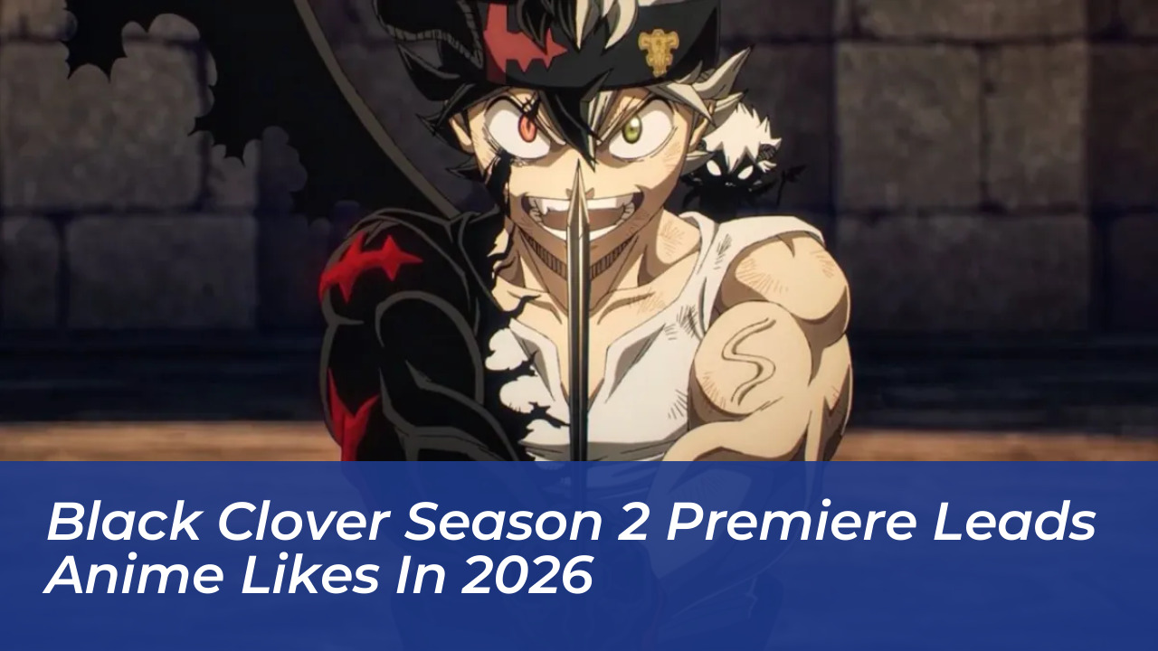 black clover season 2 premiere leads anime likes in 2026 NLNY