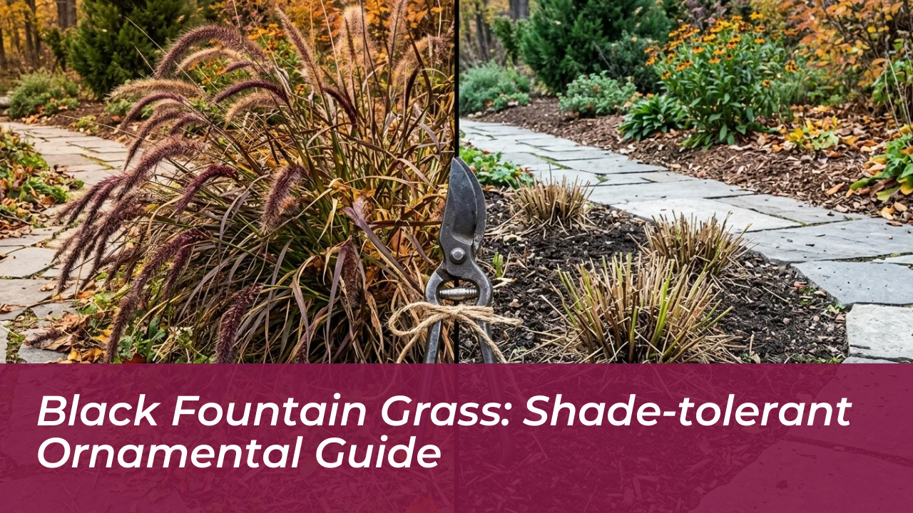 black fountain grass shade tolerant ornamental guide mRVP