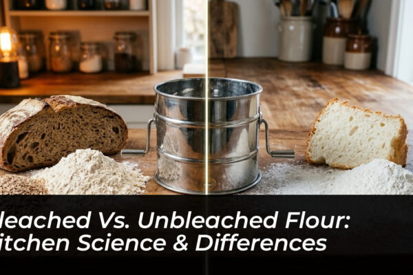 bleached vs unbleached flour kitchen science differences Vsij