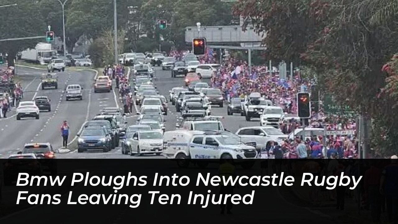 bmw ploughs into newcastle rugby fans leaving ten injured GWHr